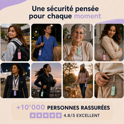 Panickey™ | Alarme SOS Connectée