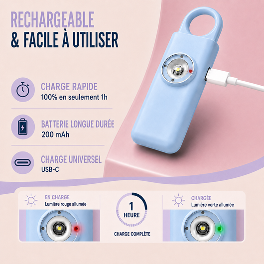 Panickey™ | Alarme SOS Connectée