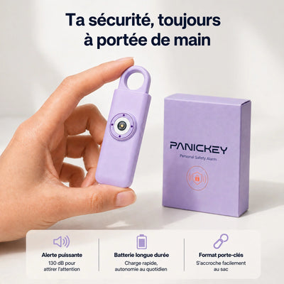 Panickey™ | Alarme SOS Connectée